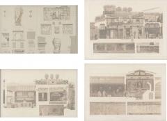 Set of Four Architectural Engravings in the Manner of Piranesi - 4539027