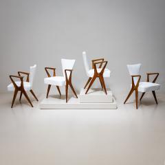 Set of Four Armchairs Italy 1950s - 4719375