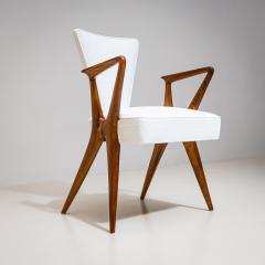 Set of Four Armchairs Italy 1950s - 4719380