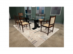 Set of Four Armchairs in Rosewood Caning Unknown 1960s Lot 79 186 - 4059735