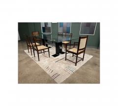 Set of Four Armchairs in Rosewood Caning Unknown 1960s Lot 79 186A - 4353996