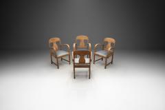 Set of Four Art Deco Dining Chairs Europe Early 20th Century - 3942766