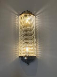 Set of Four Art Deco Style Crystal Sconces - 4750830