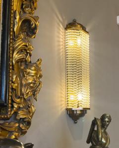 Set of Four Art Deco Style Crystal Sconces - 4750832