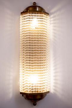 Set of Four Art Deco Style Crystal Sconces - 4750835