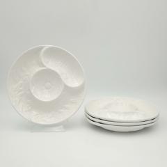 Set of Four Artichoke Plates U S A circa 1950 - 4142745