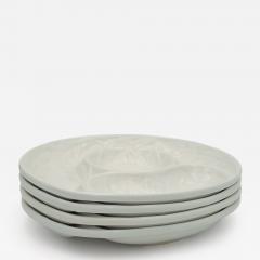 Set of Four Artichoke Plates U S A circa 1950 - 4142890
