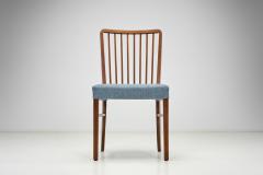 Set of Four Beech Danish Cabinetmaker Dining Chairs Denmark Mid 20th Century - 4294721