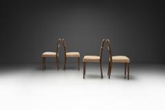 Set of Four Beech Dining Chairs Europe Mid 20th Century - 4365436