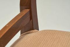 Set of Four Beech Dining Chairs Europe Mid 20th Century - 4365440