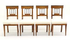 Set of Four Biedermeier Side Chairs c 1810 20 - 801082