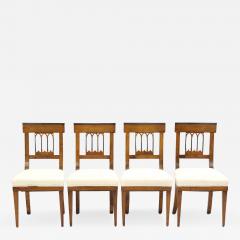 Set of Four Biedermeier Side Chairs c 1810 20 - 802412