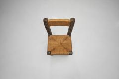 Set of Four Brutalist Dining Chairs with Rope Seats Europe ca 1960s - 4244464