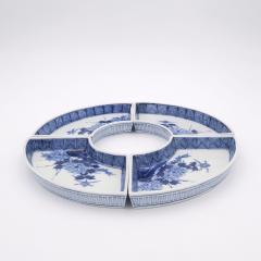 Set of Four Chinese Blue and White Sweetmeat Dishes circa 1880 - 4399528