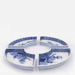 Set of Four Chinese Blue and White Sweetmeat Dishes circa 1880 - 4399566