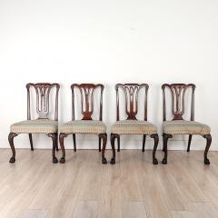 Set of Four Chippendale Style Vintage Side Chairs - 3484023