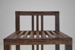 Set of Four Coconut Wood Bar Stools Europe Late 20th Century - 4242434