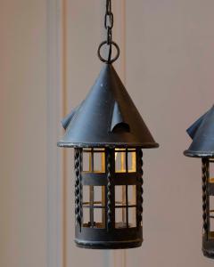 Set of Four Early 20th Century French Iron Lanterns - 4402386
