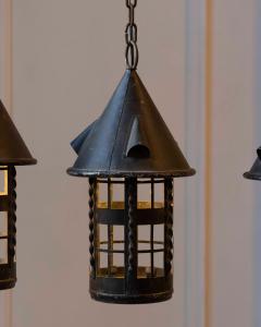 Set of Four Early 20th Century French Iron Lanterns - 4402387