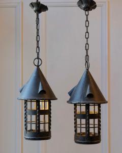 Set of Four Early 20th Century French Iron Lanterns - 4402390