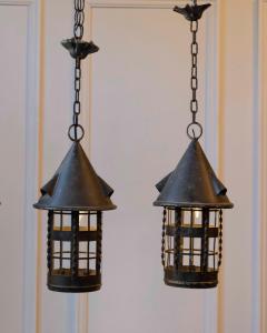 Set of Four Early 20th Century French Iron Lanterns - 4402392