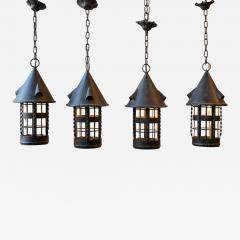 Set of Four Early 20th Century French Iron Lanterns - 4402553