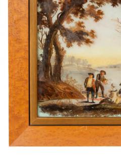Set of Four Eighteenth Century Dutch Reverse Paintings on Glass - 4137256
