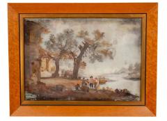 Set of Four Eighteenth Century Dutch Reverse Paintings on Glass - 4137293