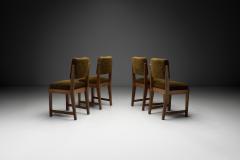 Set of Four European Upholstered Dining Chairs Europe Mid 20th Century - 4263057