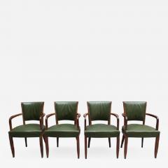 Set of Four Fine French Art Deco Rosewood Armchairs - 621593