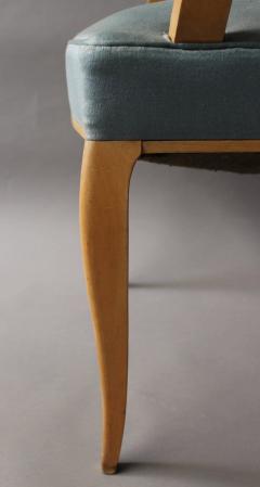 Set of Four Fine French Art Deco Sycamore Bridges Armchairs - 369023