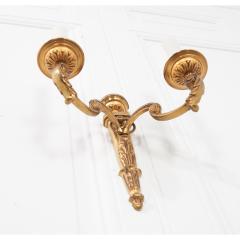 Set of Four French 19th Century Brass Two Arm Sconces - 2163897