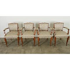 Set of Four French Art Deco Armchairs - 3964344