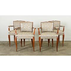 Set of Four French Art Deco Armchairs - 3964417