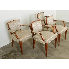 Set of Four French Art Deco Armchairs - 3964430