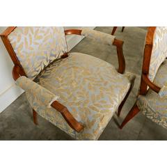 Set of Four French Art Deco Armchairs - 3964433