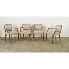 Set of Four French Art Deco Armchairs - 3964436