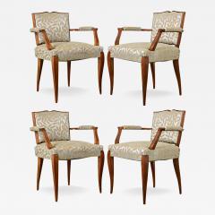 Set of Four French Art Deco Armchairs - 3978932