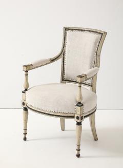 Set of Four French Directoire Painted Fauteuils - 4177904
