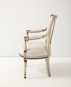 Set of Four French Directoire Painted Fauteuils - 4177913