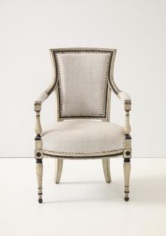 Set of Four French Directoire Painted Fauteuils - 4177924