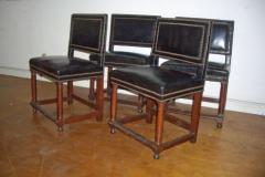 Set of Four French Early 17th Century Henry II Chairs - 670657