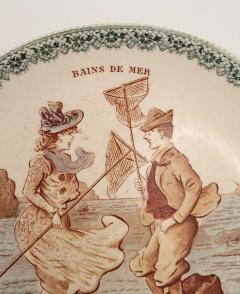 Set of Four French Fa ence Plates circa 1900 - 3957042