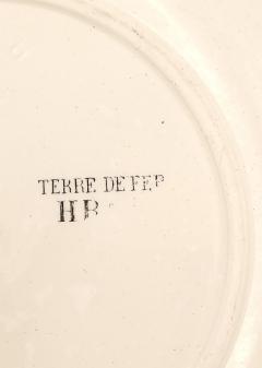 Set of Four French Fa ence Plates circa 1900 - 3957045