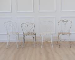 Set of Four French Garden Chairs 20th Century - 4821334