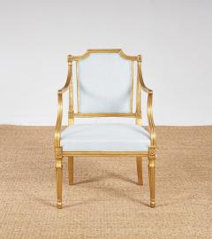 Set of Four George III Giltwood Armchairs - 4379911