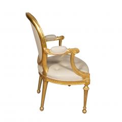 Set of Four George III Style Giltwood Armchairs - 3740444