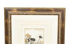 Set of Four Hand Colored Engravings of Dogs - 3996281
