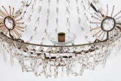 Set of Four Impressive Starburst Gustavian Crystal Sconces - 4646561