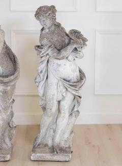 Set of Four Italian 1930s Neoclassical Garden Sculptures The Four Seasons - 4571819